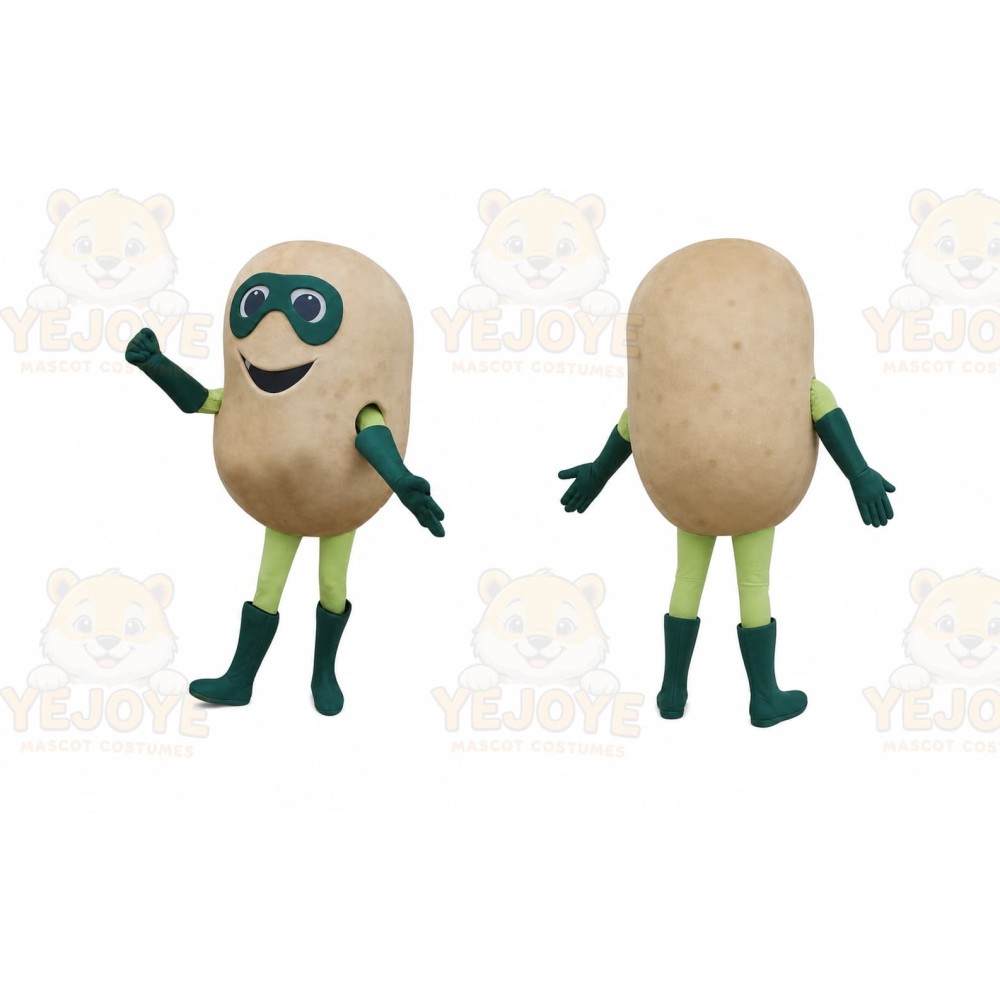 Bean Mascot Costume for Adults Custom Logo Party Character Suit