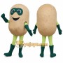 Bean Mascot Costume for Adults Custom Logo Party Character Suit