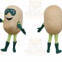 Bean Mascot Costume for Adults Custom Logo Party Character Suit