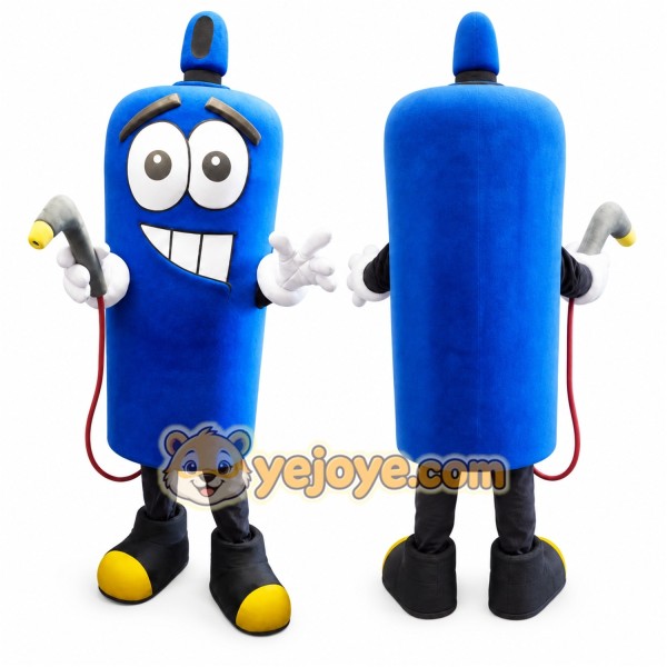 gas cylinder Mascot Costume for Adults Custom Logo Party Character Suit