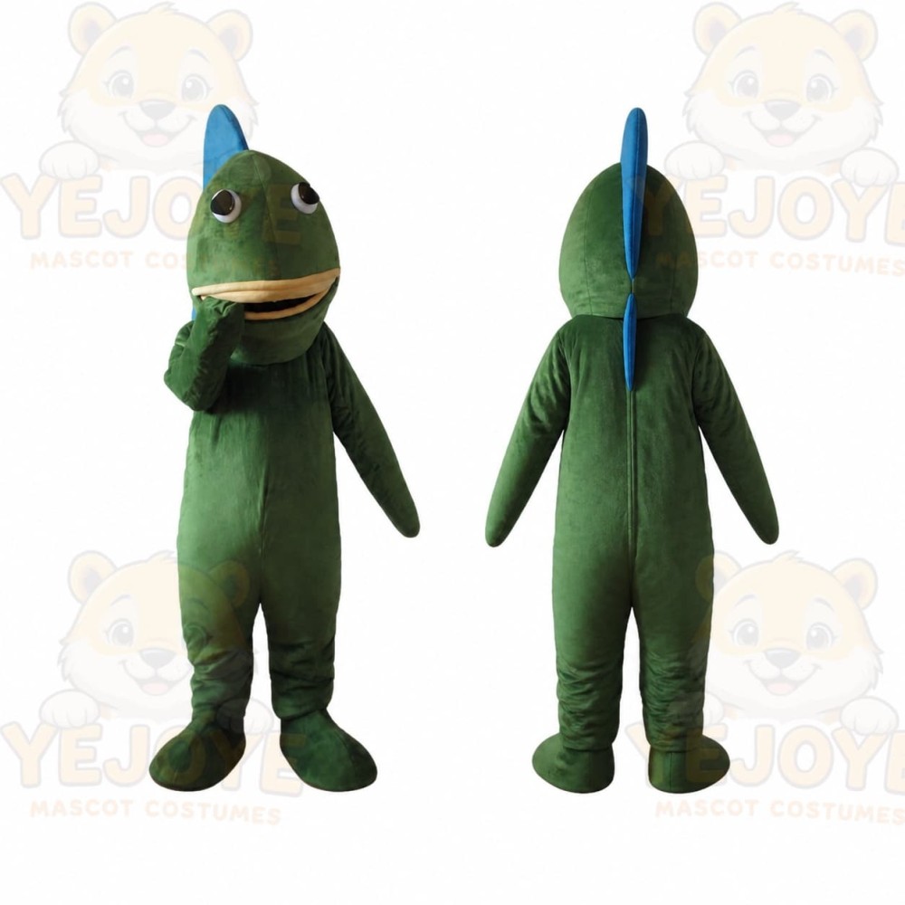 Fish Mascot Costume for Adults Custom Logo Party Character Suit