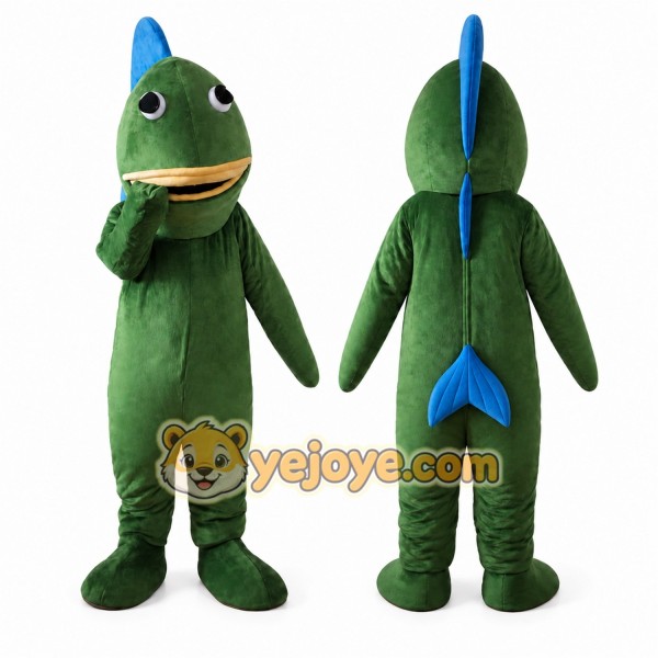 Fish Mascot Costume for Adults Custom Logo Party Character Suit