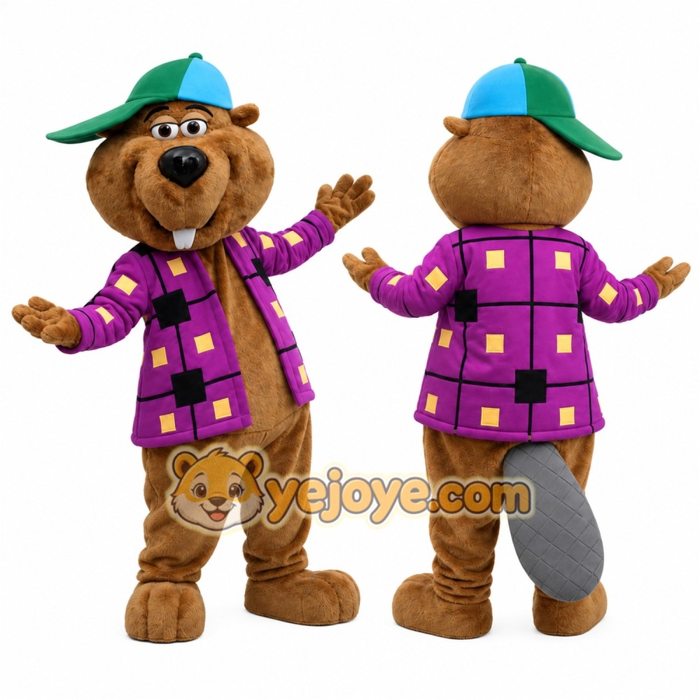 Beaver Mascot Costume for Adults Custom Logo Party Character Suit Beaver Mascot Costume for Adults Custom Logo Party Character Suit
