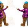 Beaver Mascot Costume for Adults Custom Logo Party Character Suit