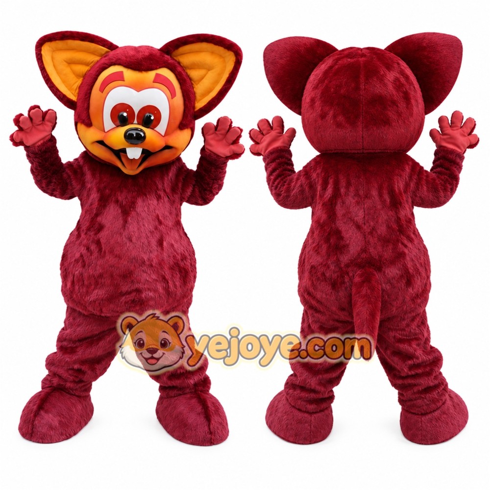 Mouse Mascot Costume for Adults Custom Logo Party Character Suit