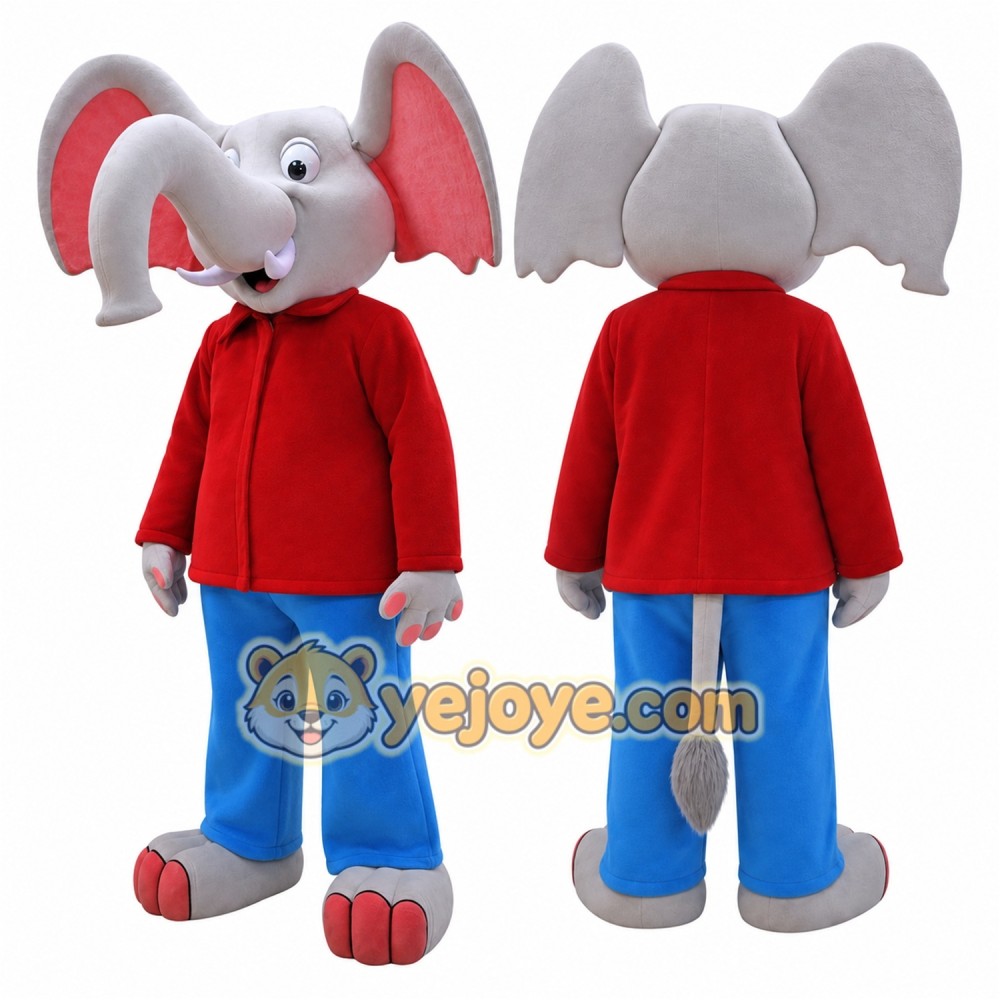 Elephant Mascot Costume for Adults Custom Logo Party Character Suit Elephant Mascot Costume for Adults Custom Logo Party Character Suit