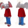 Elephant Mascot Costume for Adults Custom Logo Party Character Suit