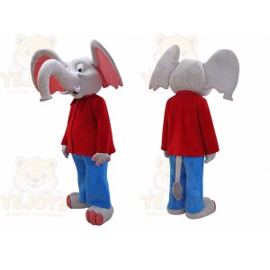 Elephant Mascot Costume for Adults Custom Logo Party Character Suit