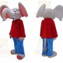 Elephant Mascot Costume for Adults Custom Logo Party Character Suit