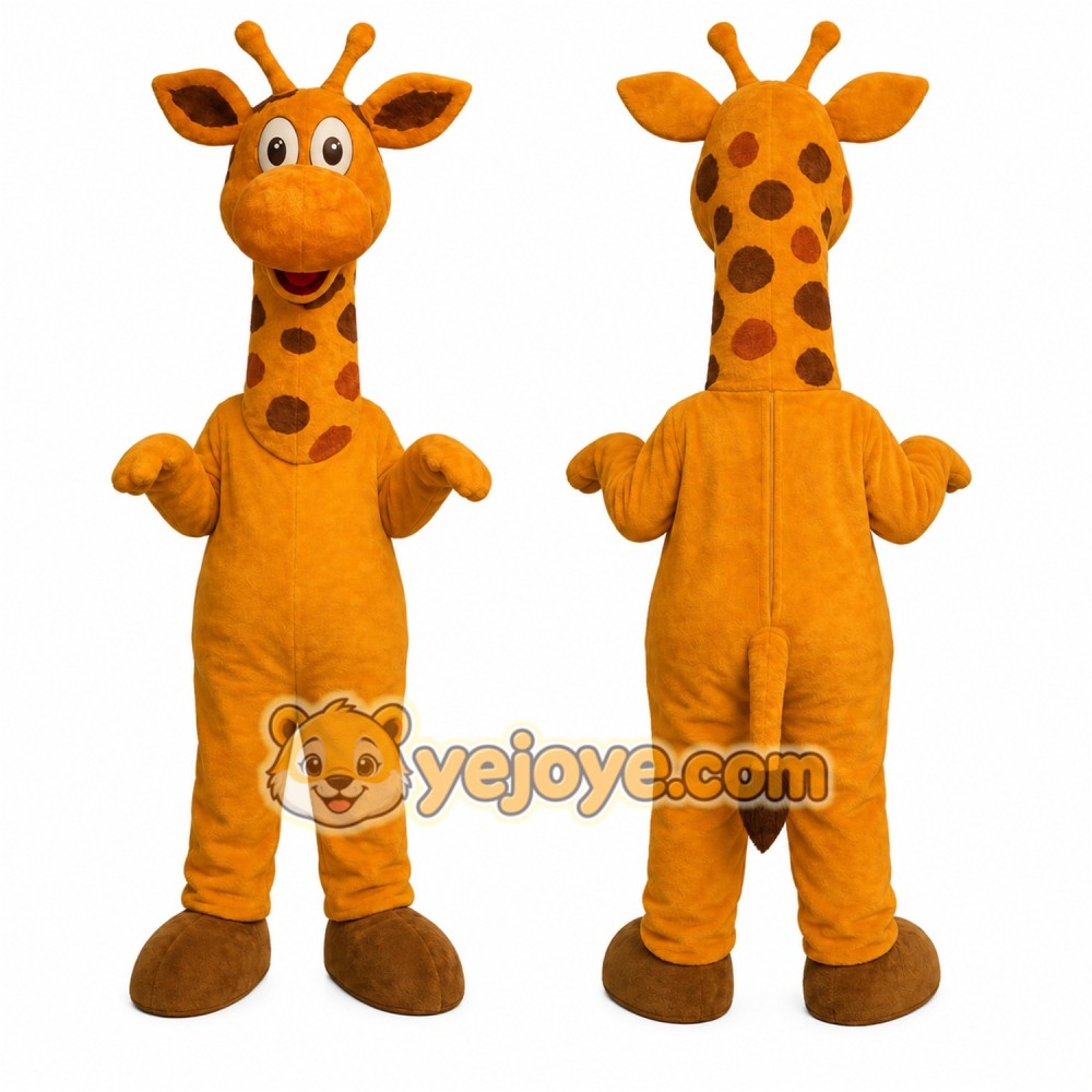 Giraffe Mascot Costume for Adults Custom Logo Party Character Suit Giraffe Mascot Costume for Adults Custom Logo Party Character Suit