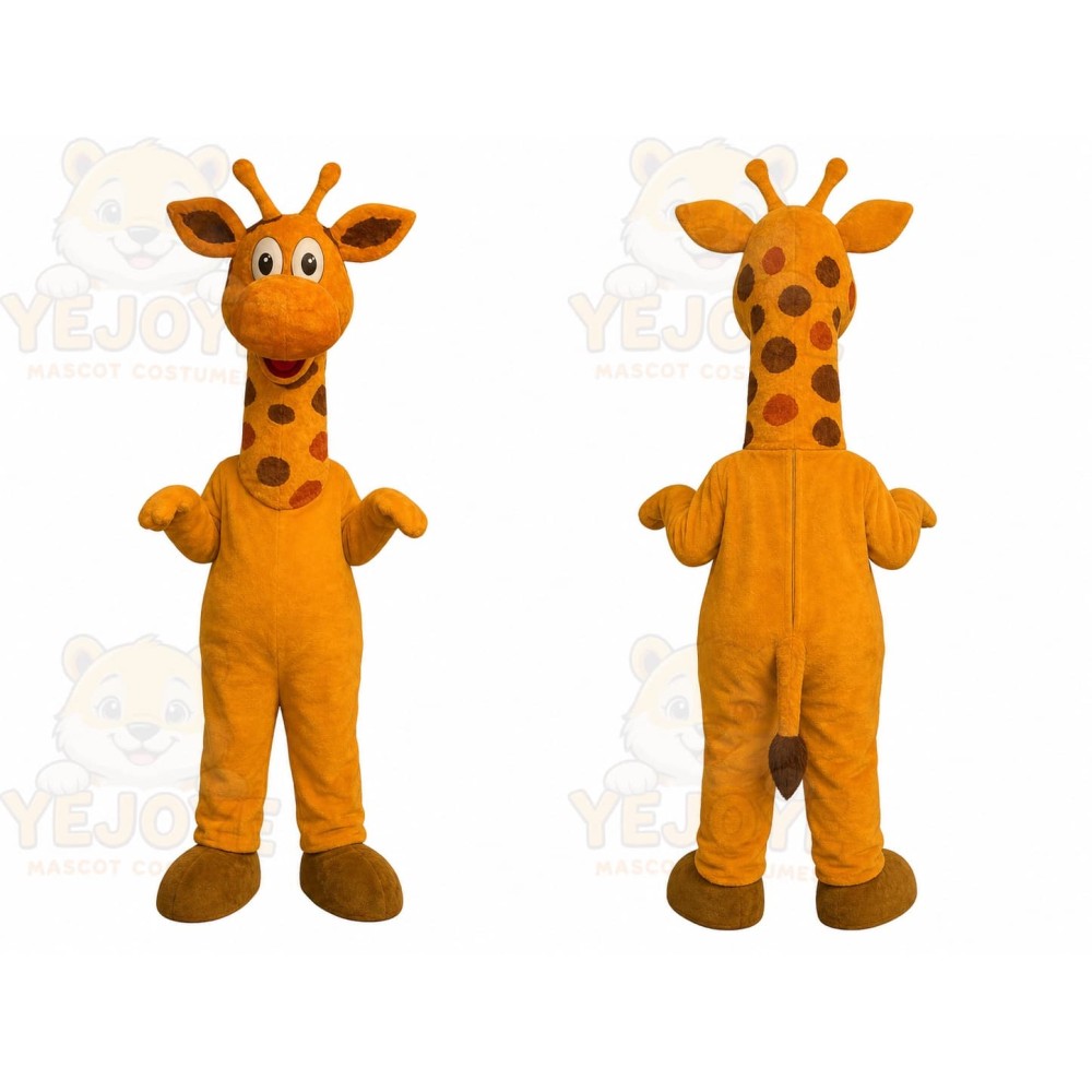 Giraffe Mascot Costume for Adults Custom Logo Party Character Suit