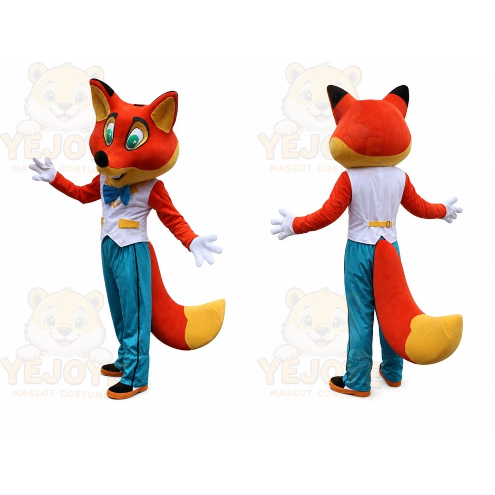 Fox Mascot Costume for Adults Custom Logo Party Character Suit