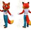 Fox Mascot Costume for Adults Custom Logo Party Character Suit