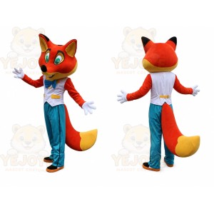 Fox Mascot Costume for Adults Custom Logo Party Character Suit