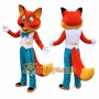 Fox Mascot Costume for Adults Custom Logo Party Character Suit