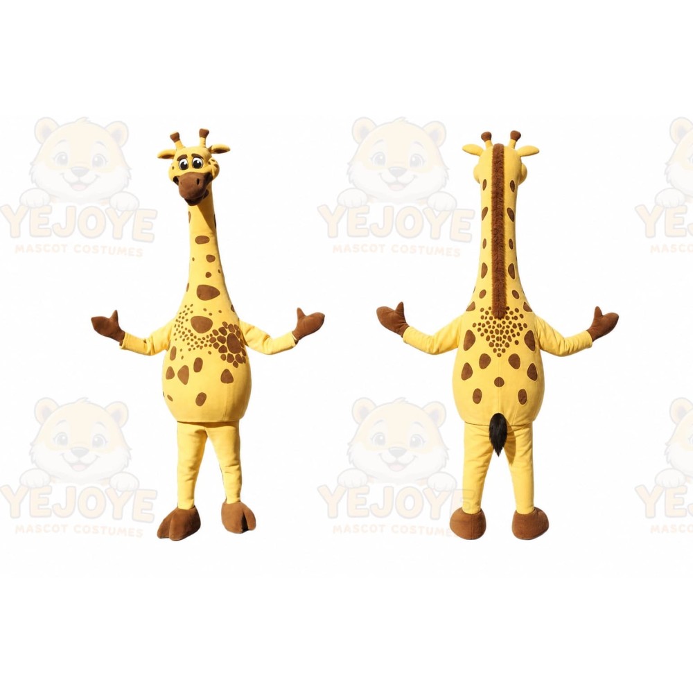 Giraffe Mascot Costume for Adults Custom Logo Party Character Suit