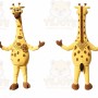 Giraffe Mascot Costume for Adults Custom Logo Party Character Suit