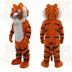 Tiger Mascot Costume for Adults Custom Logo Party Character Suit