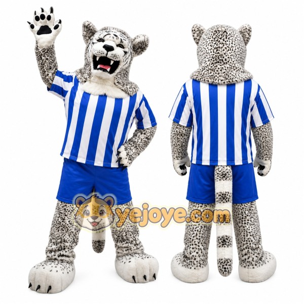 Leopard Mascot Costume for Adults Custom Logo Party Character Suit
