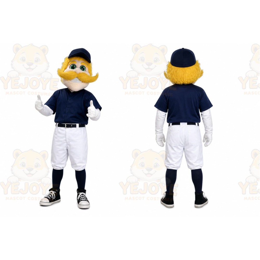Baseball player Mascot Costume for Adults Custom Logo Party Character Suit