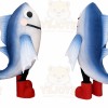 Fish Mascot Costume for Adults Custom Logo Party Character Suit