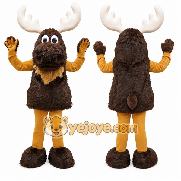 Moose Mascot Costume for Adults Custom Logo Party Character Suit