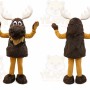 Moose Mascot Costume for Adults Custom Logo Party Character Suit
