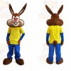 Rabbit Mascot Costume for Adults Custom Logo Party Character Suit