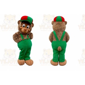 Bear Mascot Costume for Adults Custom Logo Party Character Suit