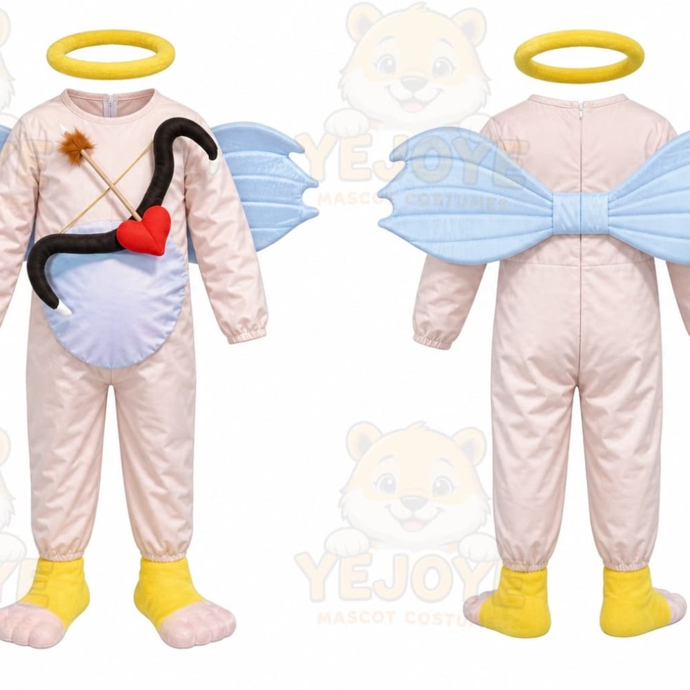 Angel Mascot Costume for Adults Custom Logo Party Character Suit
