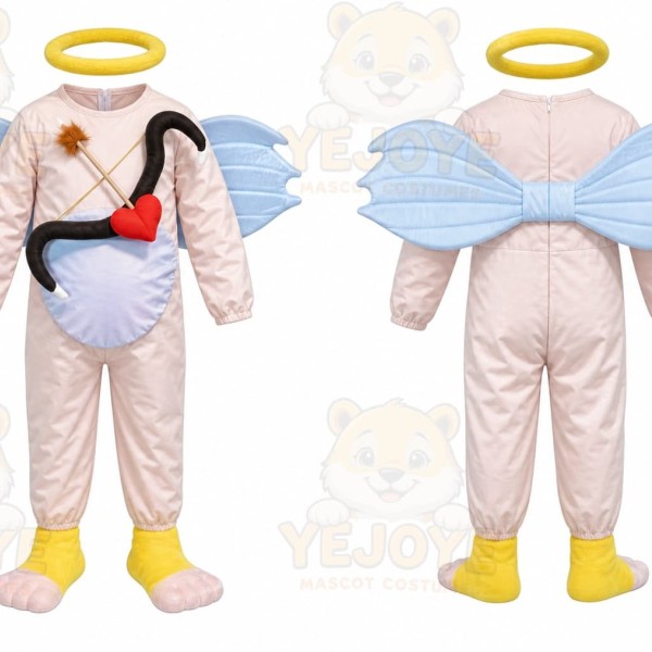 Angel Mascot Costume for Adults Custom Logo Party Character Suit