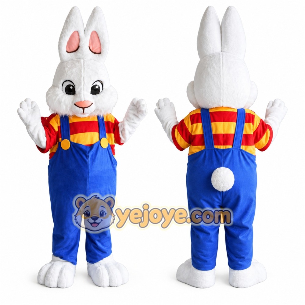 Rabbit Mascot Costume for Adults Custom Logo Party Character Suit Rabbit Mascot Costume for Adults Custom Logo Party Character Suit
