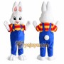 Rabbit Mascot Costume for Adults Custom Logo Party Character Suit