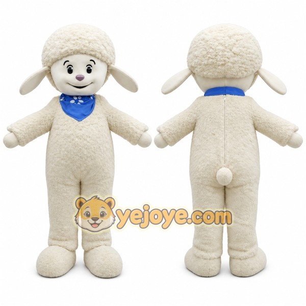 Lamb Mascot Costume for Adults Custom Logo Party Character Suit