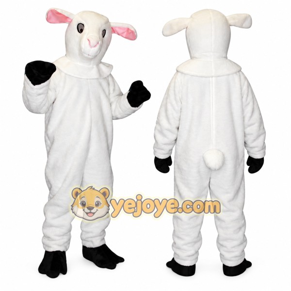 Sheep Mascot Costume for Adults Custom Logo Party Character Suit