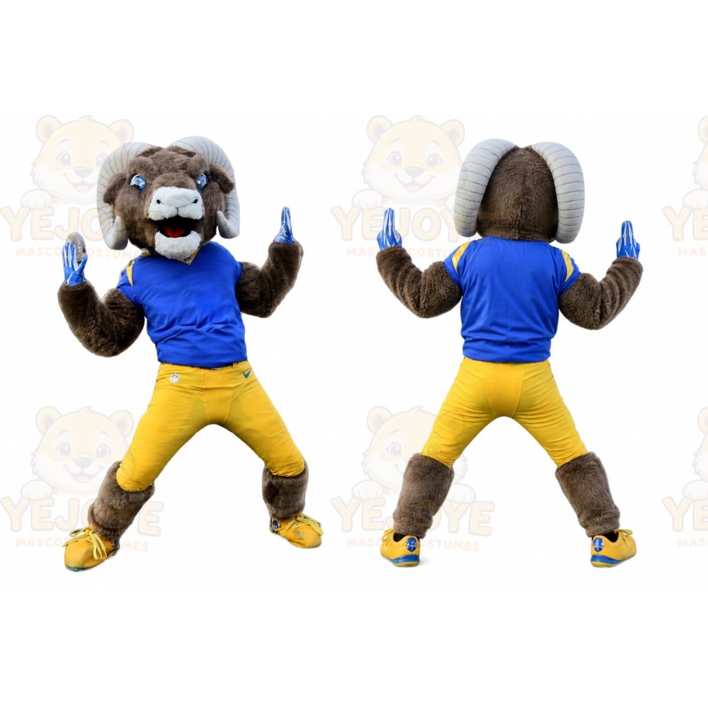 Ram Mascot Costume for Adults Custom Logo Party Character Suit