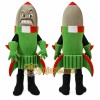 Rocket Mascot Costume for Adults Custom Logo Party Character Suit Rocket Mascot Costume for Adults Custom Logo Party Character Suit