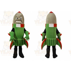 Rocket Mascot Costume for Adults Custom Logo Party Character Suit