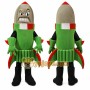 Rocket Mascot Costume for Adults Custom Logo Party Character Suit