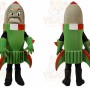 Rocket Mascot Costume for Adults Custom Logo Party Character Suit