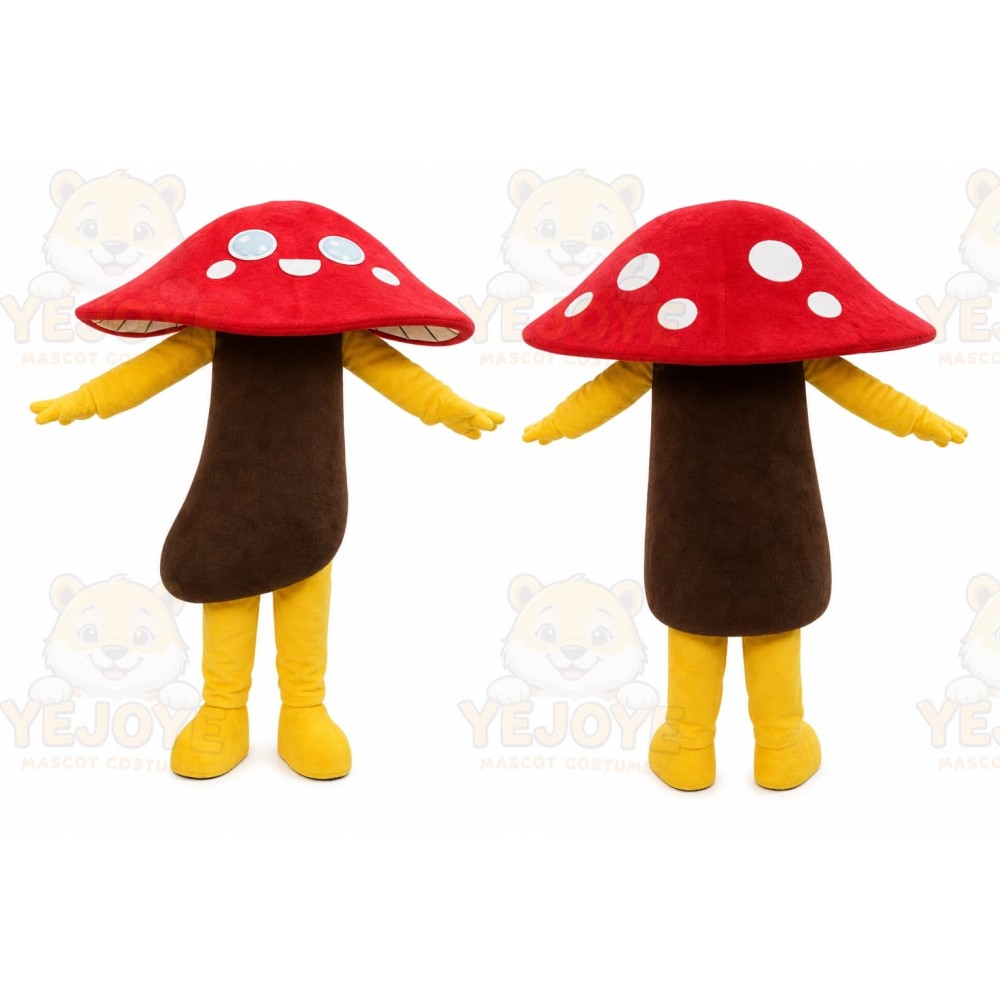 Mushroom Mascot Costume for Adults Custom Logo Party Character Suit