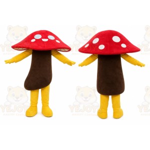 Mushroom Mascot Costume for Adults Custom Logo Party Character Suit