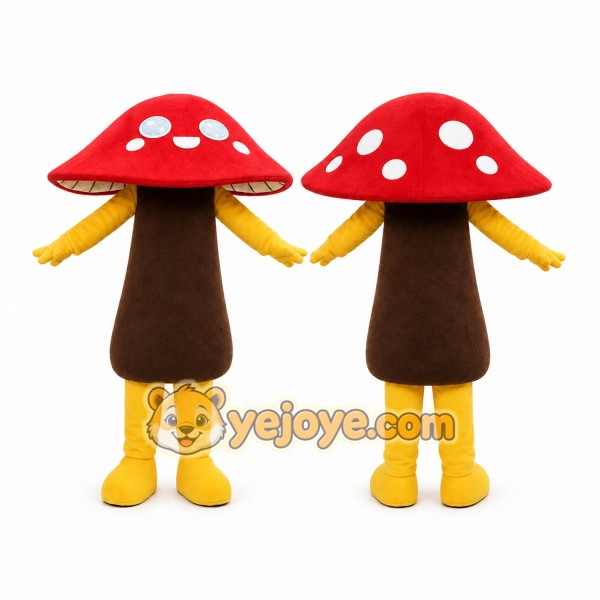 Mushroom Mascot Costume for Adults Custom Logo Party Character Suit