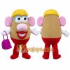 Potato Head Mascot Costume for Adults Custom Logo Party Character Suit Potato Head Mascot Costume for Adults Custom Logo Party Character Suit