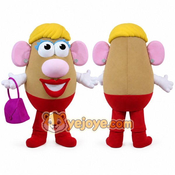 Potato Head Mascot Costume for Adults Custom Logo Party Character Suit