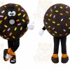 Donut Mascot Costume for Adults Custom Logo Party Character Suit
