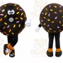Donut Mascot Costume for Adults Custom Logo Party Character Suit