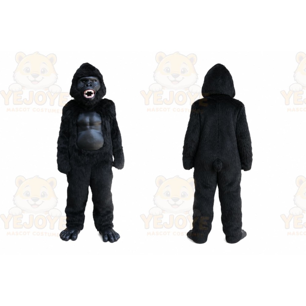 Gorilla Mascot Costume for Adults Custom Logo Party Character Suit