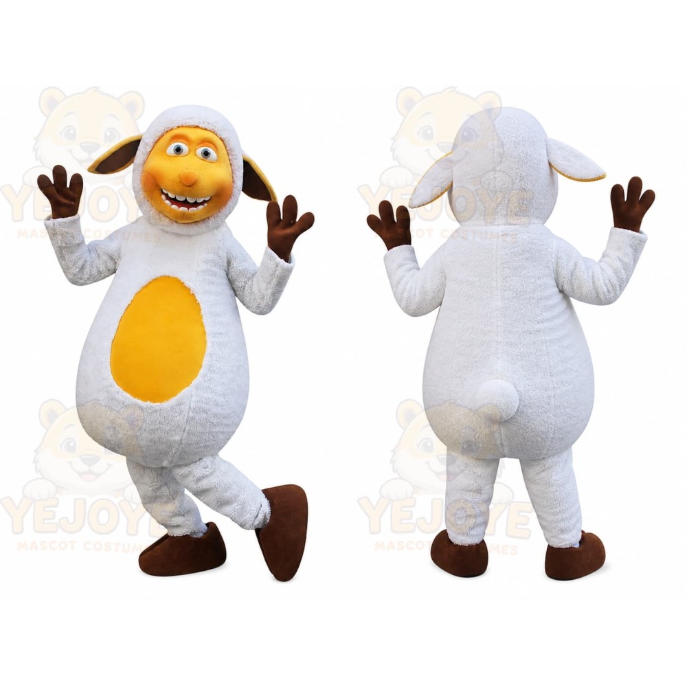 Sheep Mascot Costume for Adults Custom Logo Party Character Suit