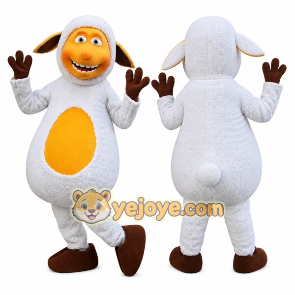 Sheep Mascot Costume for Adults Custom Logo Party Character Suit